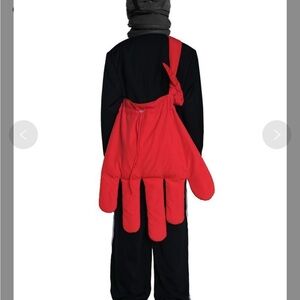 Red Hand-Shaped Tote Bag